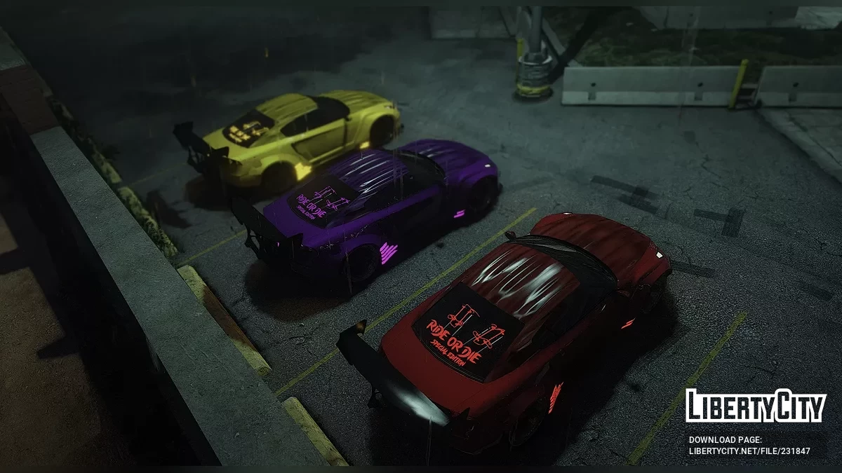 Annis Elegy Retro Custom (широкий бодикит с анимированными огнями) / GTA 5