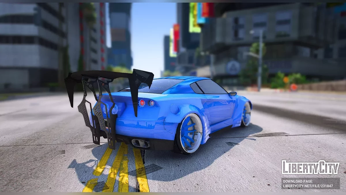 Annis Elegy Retro Custom (широкий бодикит с анимированными огнями) / GTA 5