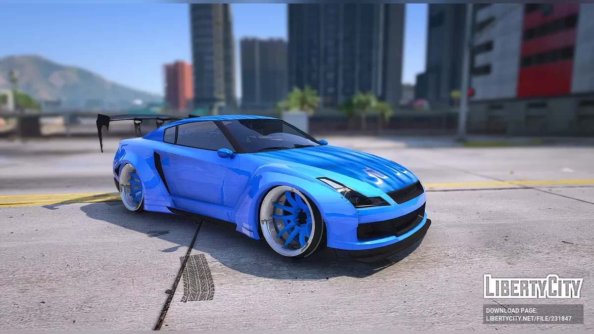 Annis Elegy Retro Custom (широкий бодикит с анимированными огнями) / GTA 5