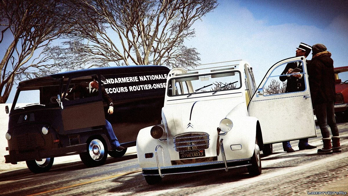 Renault Estafette Gendarmerie 1959 / GTA 5