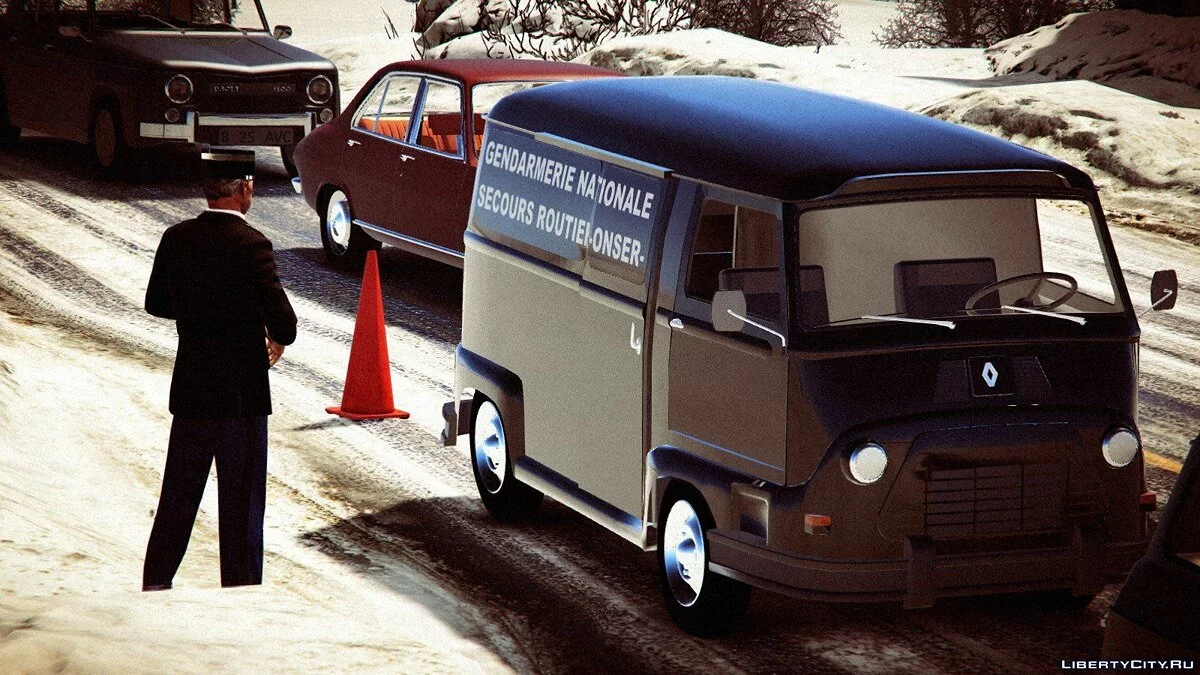 Renault Estafette Gendarmerie 1959 / GTA 5