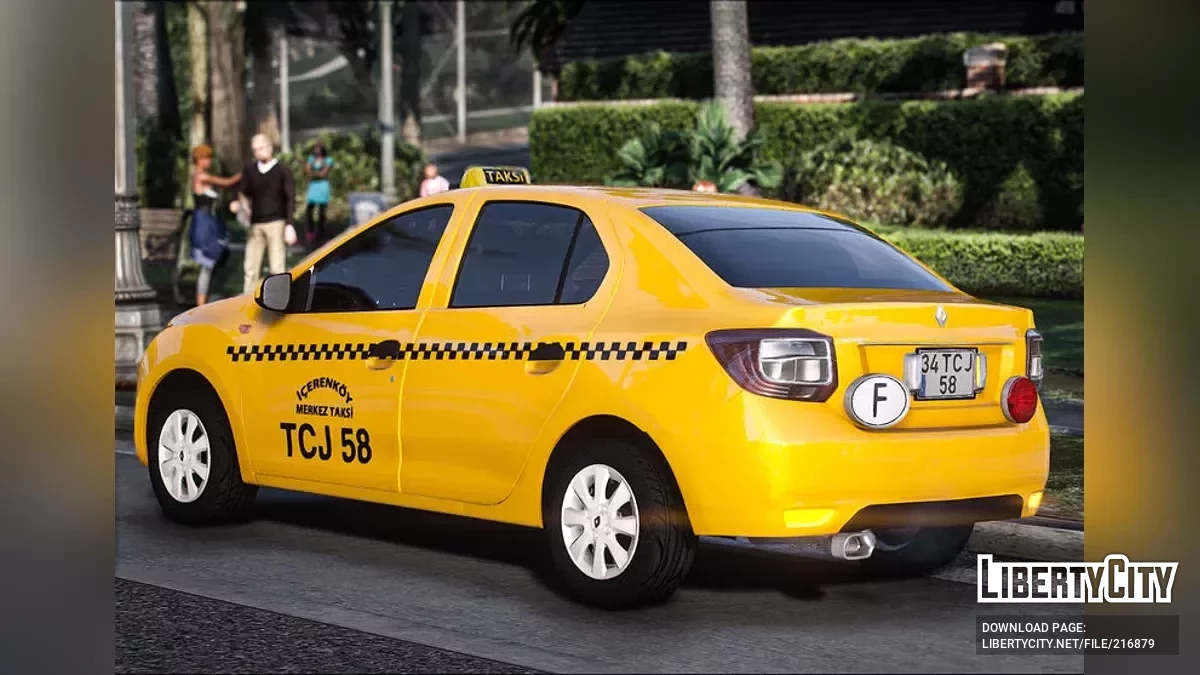 Renault Symbol Etiket Taksi / GTA 5