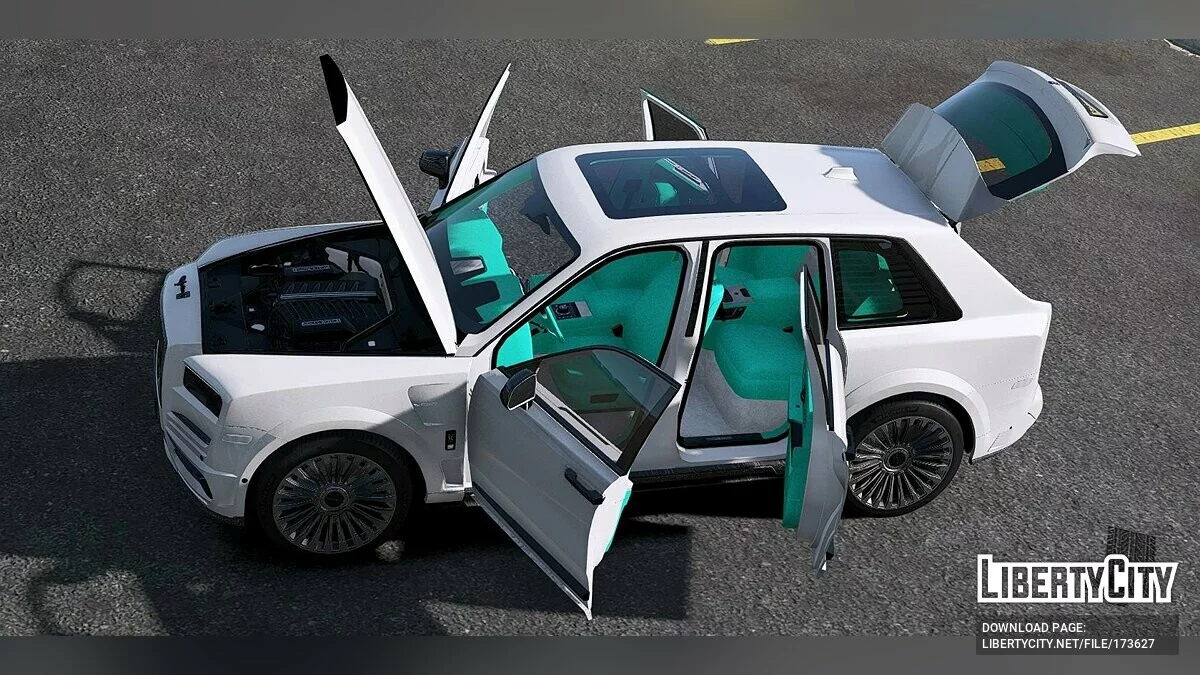 Rolls-Royce Cullinan Mansory Coastline 2021 v2.0 / GTA 5