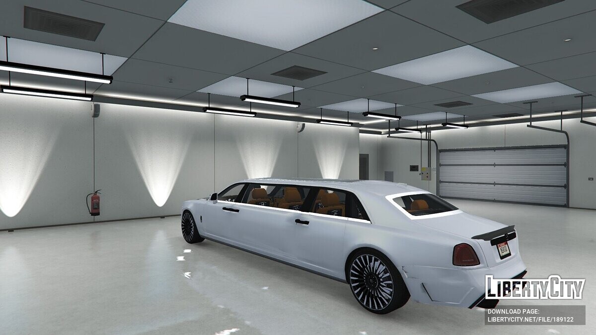 Rolls Royce Ghost Onyx Limosine 8 seats for GTA 5 - Картинка #3