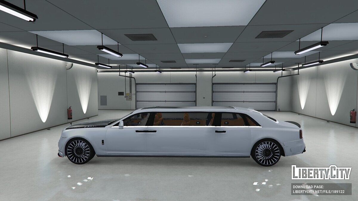 Rolls Royce Ghost Onyx Limosine 8 seats for GTA 5 - Картинка #2