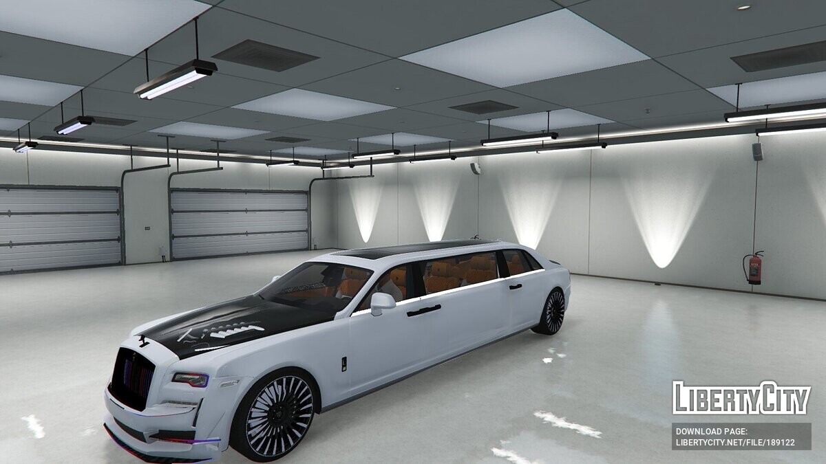 Rolls Royce Ghost Onyx Limosine 8 seats for GTA 5 - Картинка #1