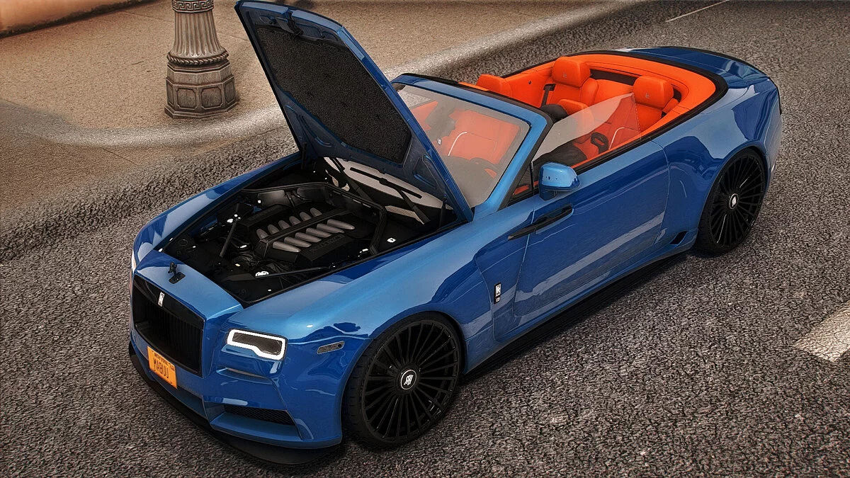 Rolls Royce Dawn Novitec Cabrio 2020 Widebody [Animated Roof] / GTA 5