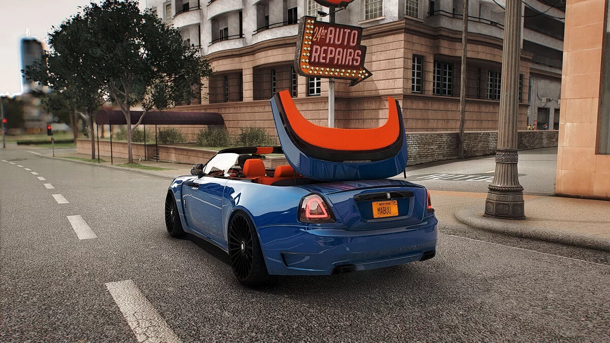 Rolls Royce Dawn Novitec Cabrio 2020 Widebody [Animated Roof] / GTA 5