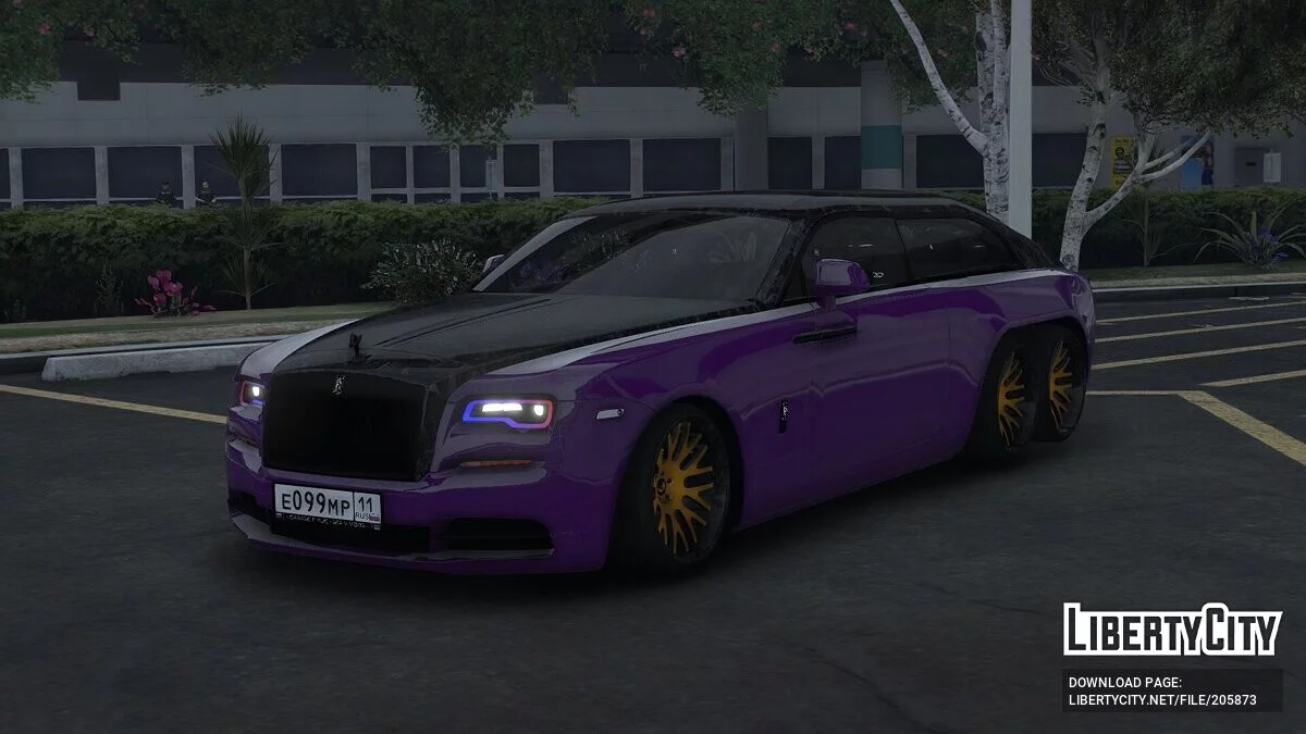 2021 Rolls-Royce Wraith Mansory 6x6 / GTA 5