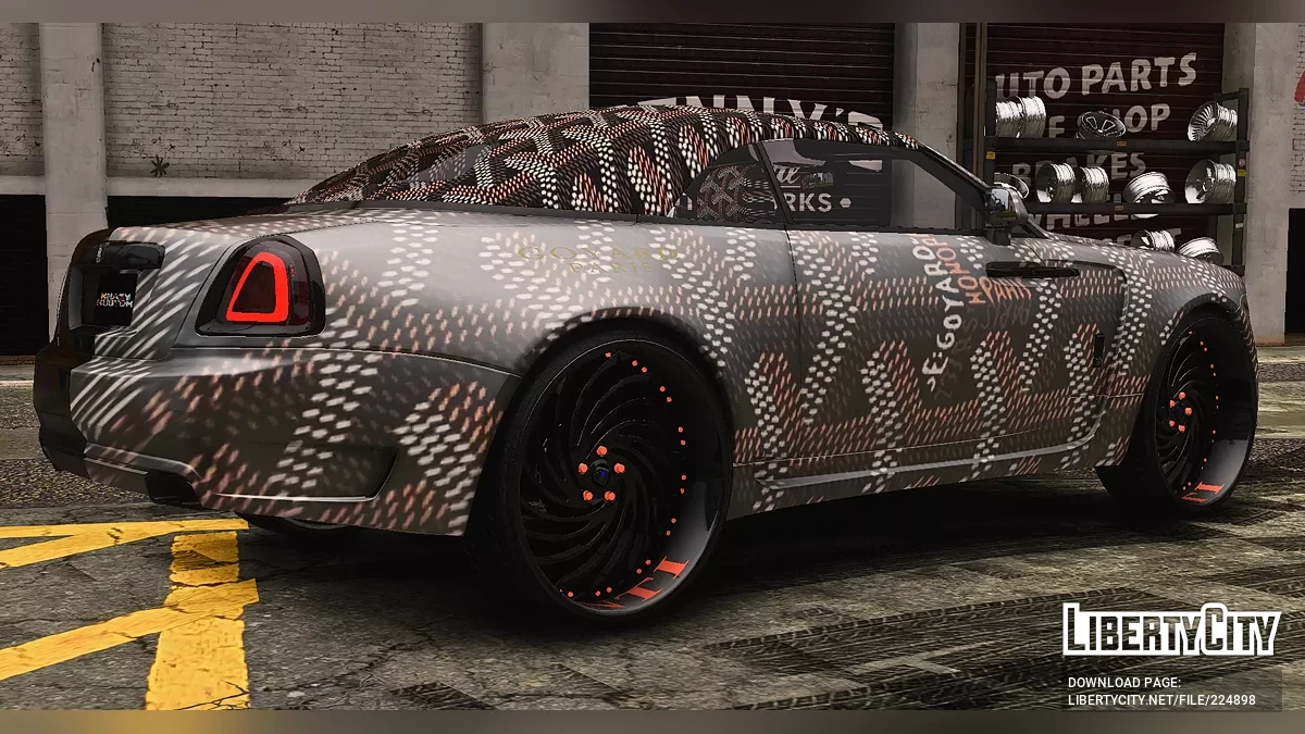 Custom Tuned 2 Tone Livery Rolls-Royce Dawn Convertible On Asanti Forged Wheels / GTA 5