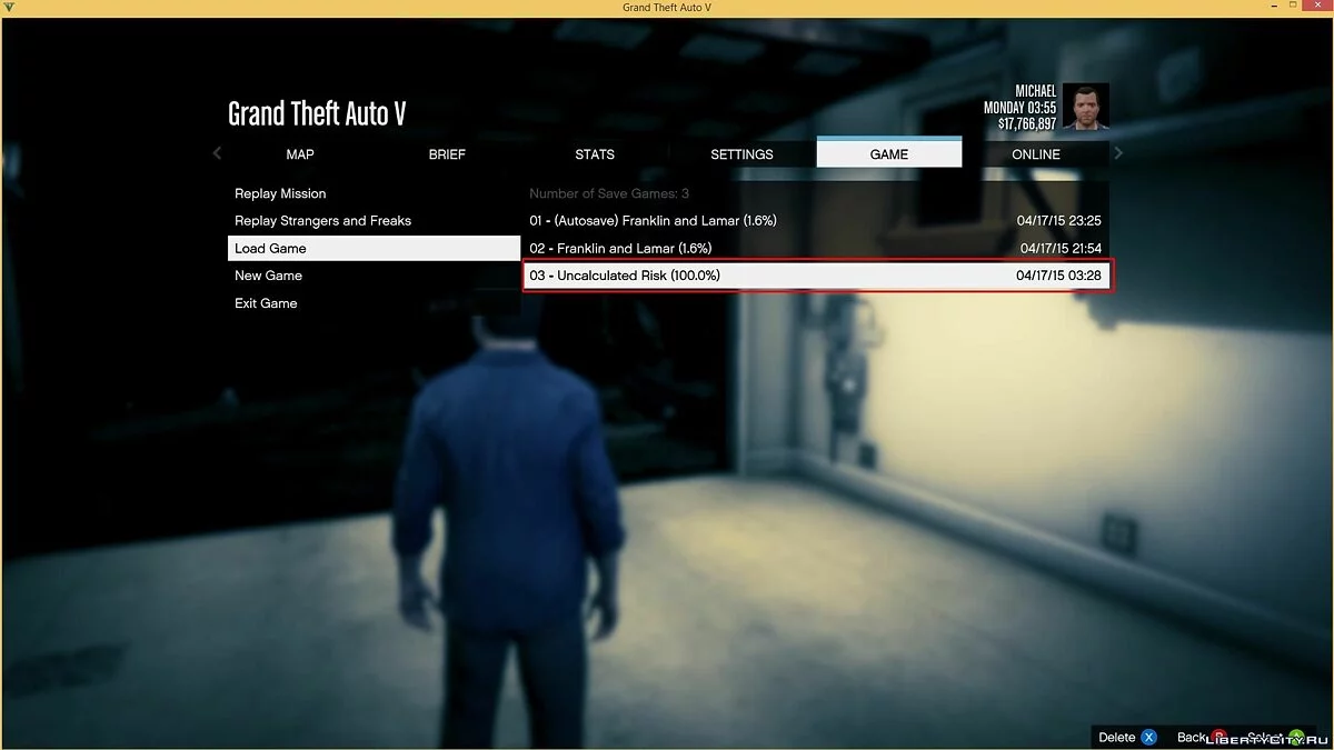 100% Сохранение игры [PC] / GTA 5
