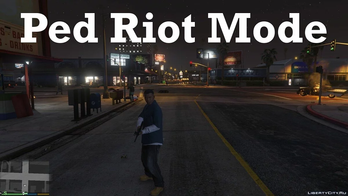 Ped Riot Mode (Мод хаоса) v0.1 / GTA 5