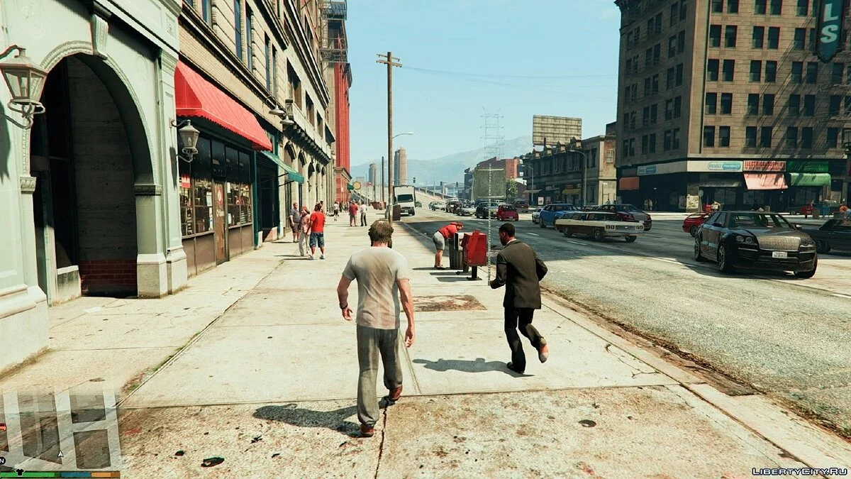 More pedestrians and traffic V4 / GTA 5