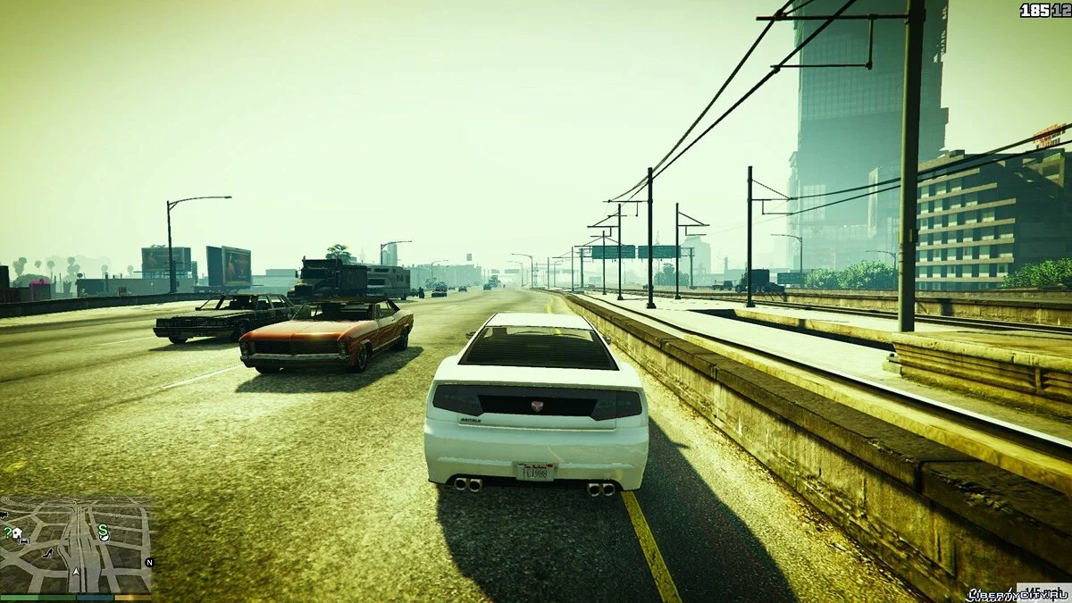 Спидометр для GTA 5 / Simple Metric/Imperial Speedometer 1.11 / GTA 5