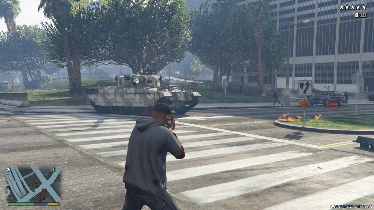 The Army Spawns at Five Stars v1.1 / GTA 5