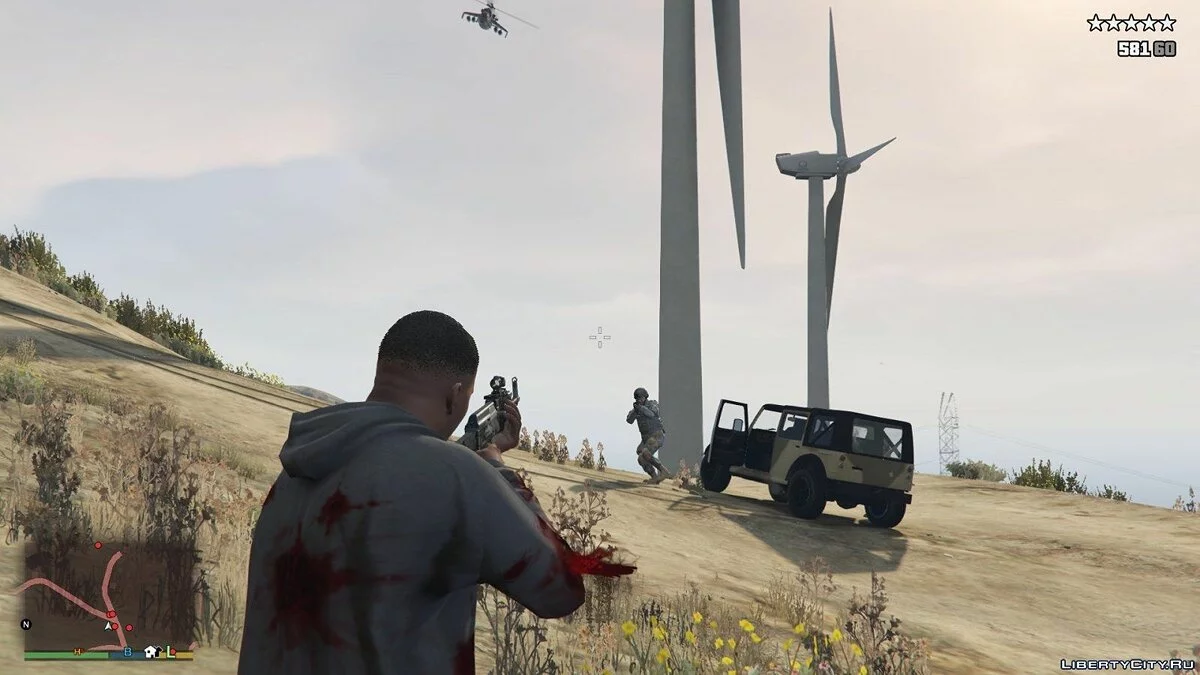 The Army Spawns at Five Stars v1.1 / GTA 5