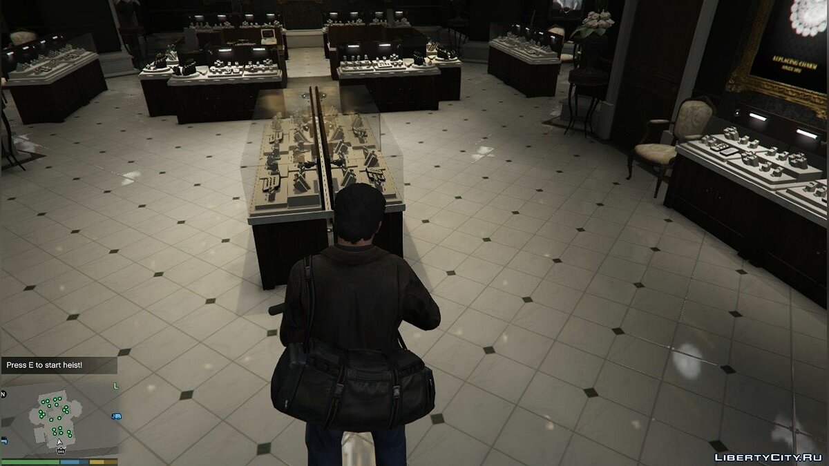 Скачать Ограбление ювелирки / Vangelico Jewellery Store Heist [LUA] v2 для GTA  5