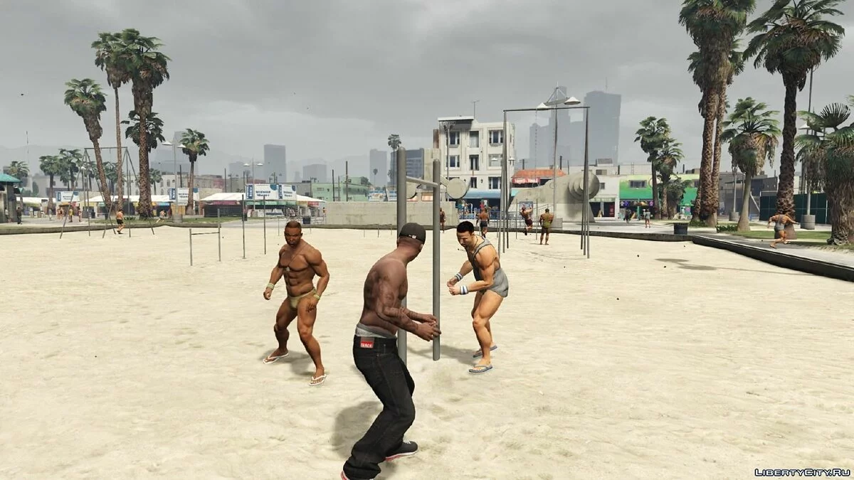 Реалистичные драки / GTA V Realistic Brawling 1.7+ / GTA 5