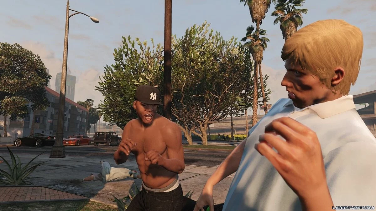 Реалистичные драки / GTA V Realistic Brawling 1.7+ / GTA 5