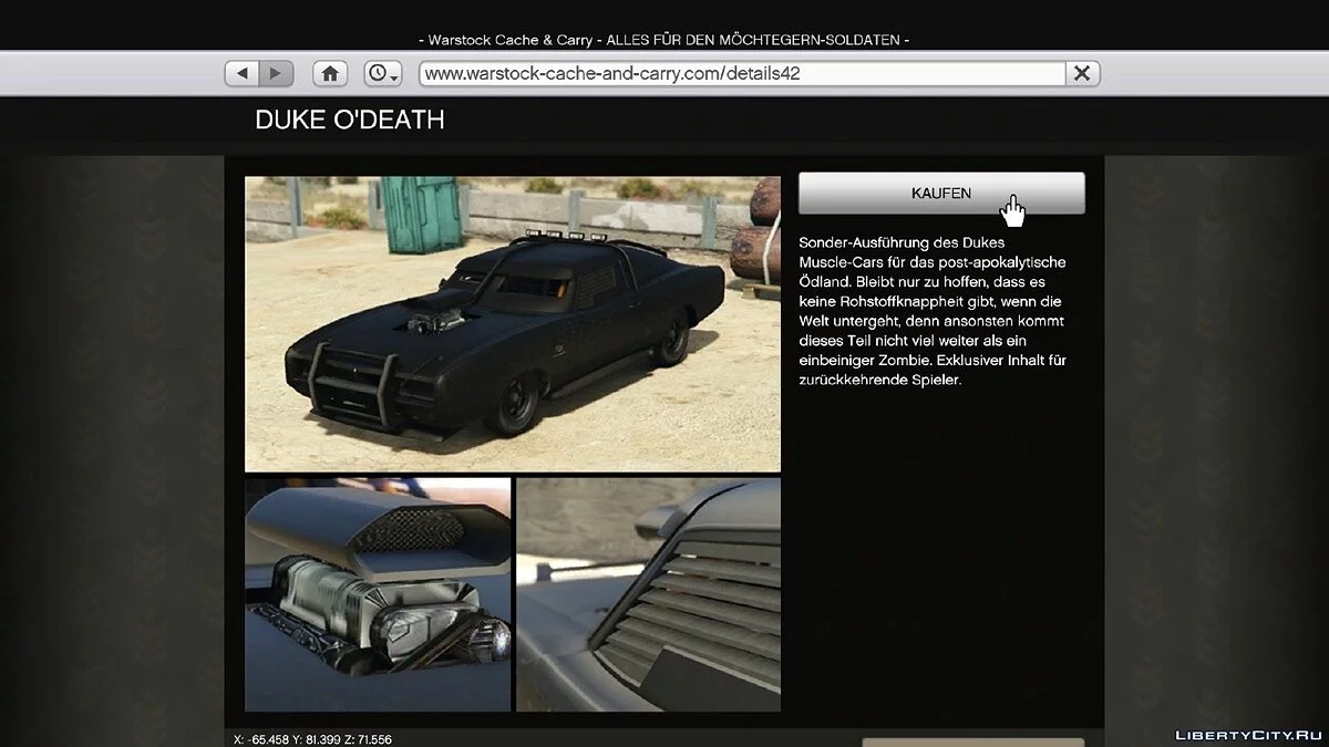 Buy Online/Special Vehicles in Singleplayer 1.3 / GTA 5
