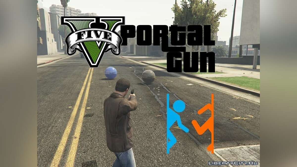 Скачать Portal Gun v0.1.1 для GTA 5