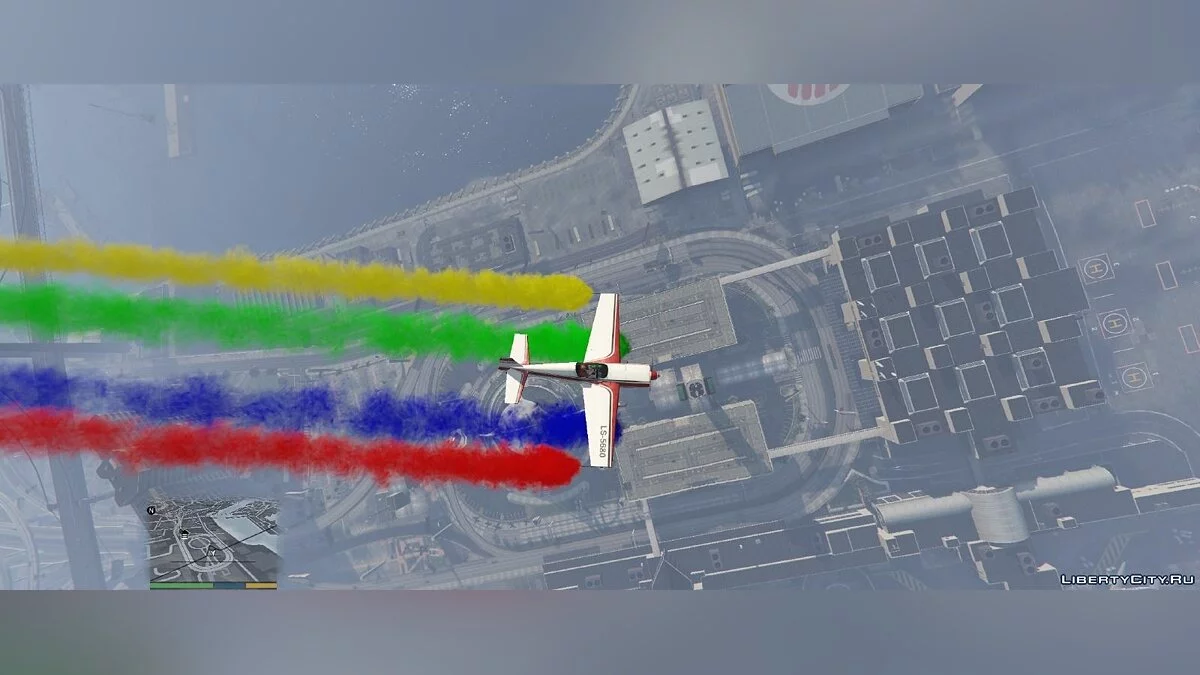 Stunt Plane Smoke (4x Rainbow Colors) / GTA 5