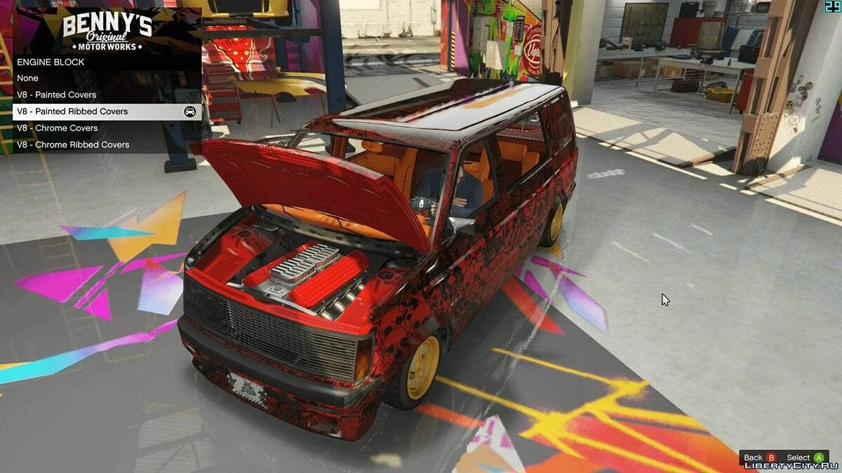 Салон Бенни в одиночной игре / Benny's Motorworks SP 1.5.2 / GTA 5