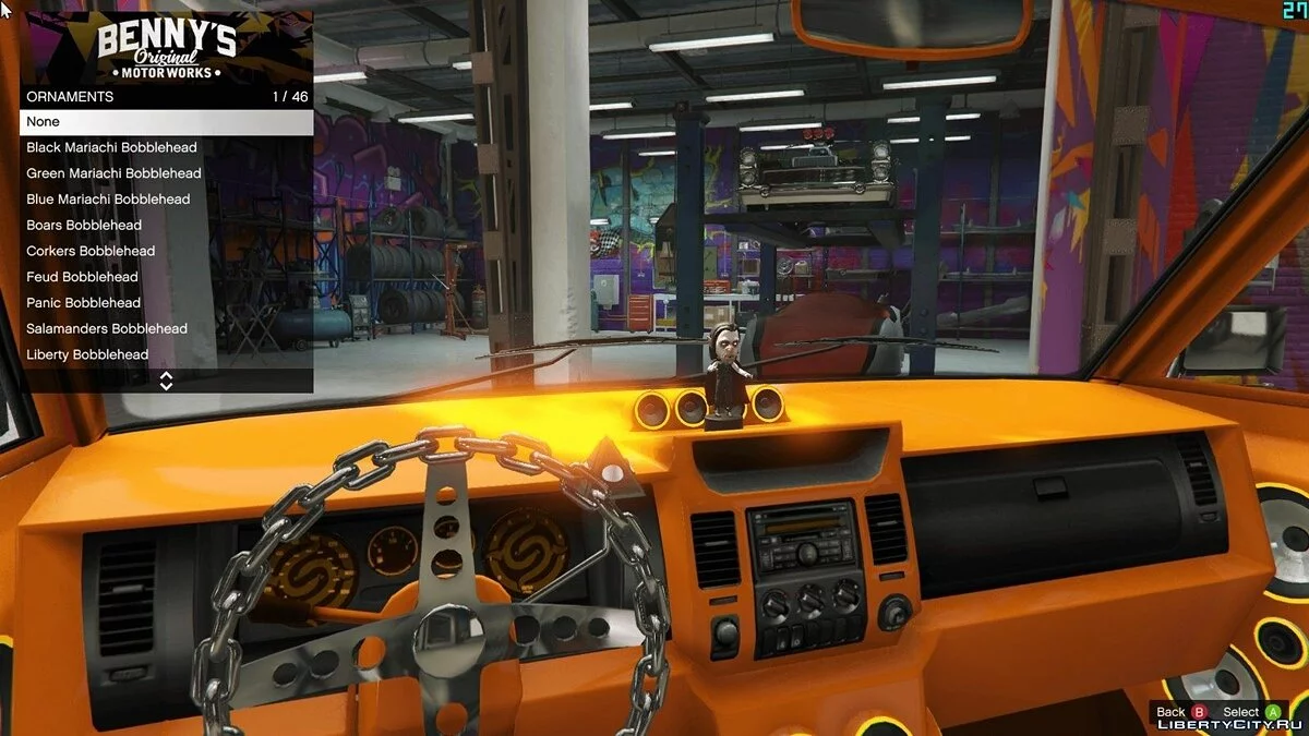 Салон Бенни в одиночной игре / Benny's Motorworks SP 1.5.2 / GTA 5