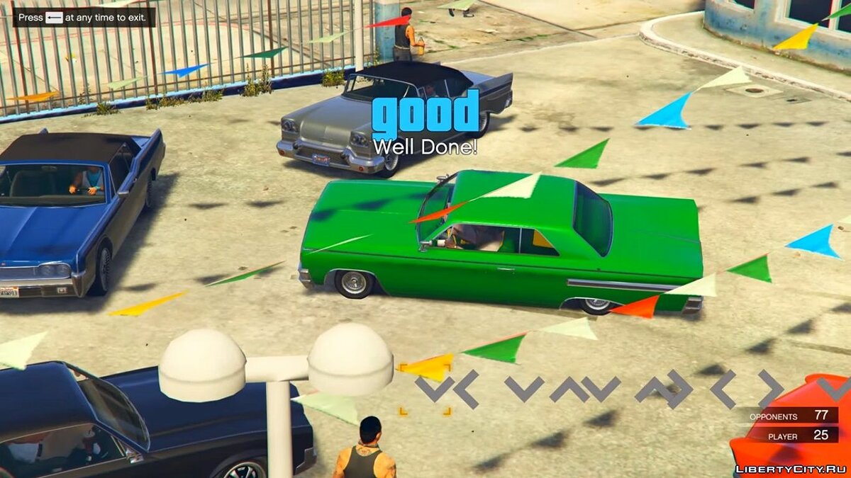 Скачать Соревнование лоурайдеров / Lowrider Challenge 1.0 для GTA 5