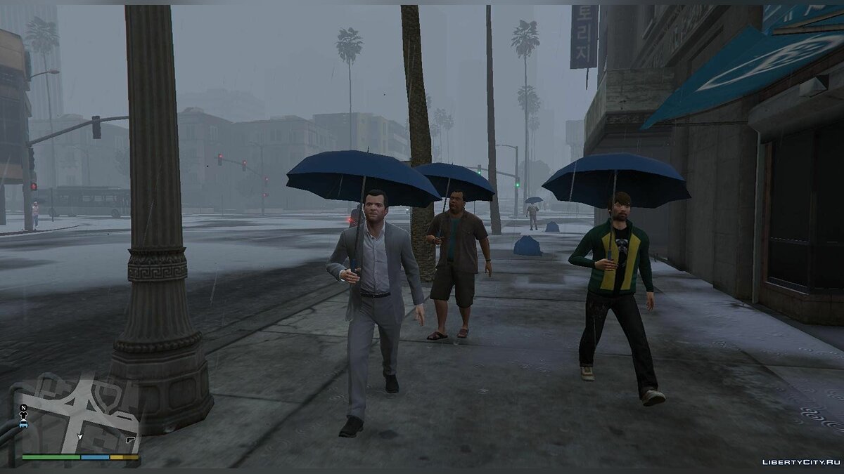 Скачать Umbrella Mod 1.1 для GTA 5