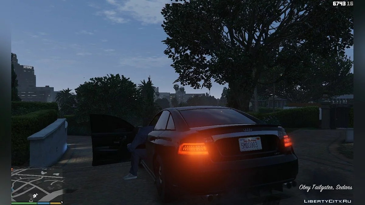 Выход из машины как в GTA:IV / GTA 5