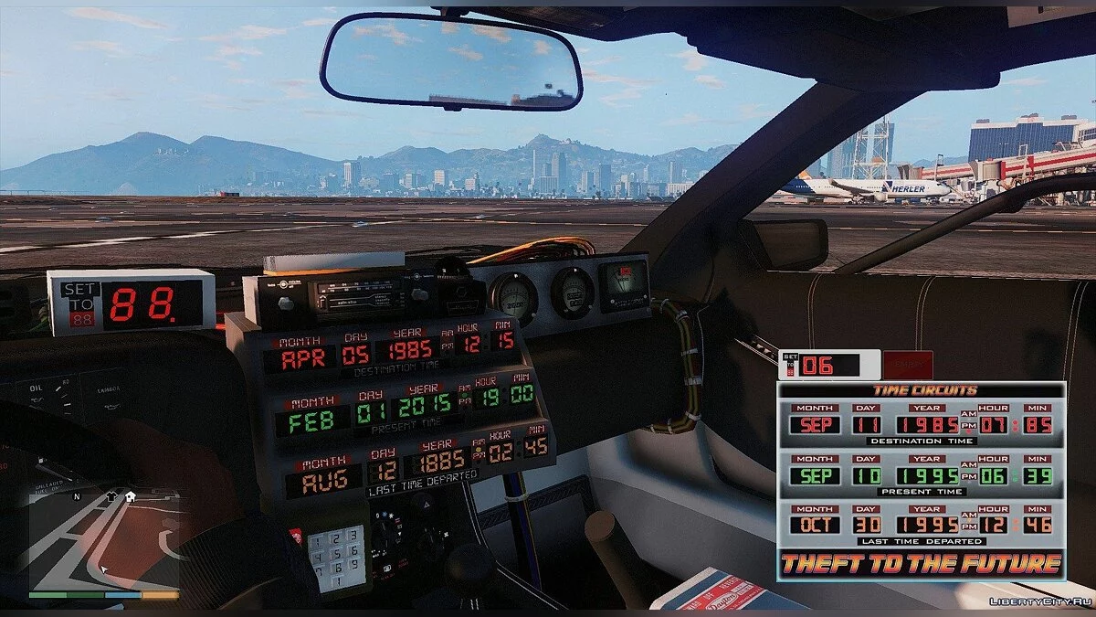 Back To the Future Time Circuits Mod 0.7.1 / GTA 5