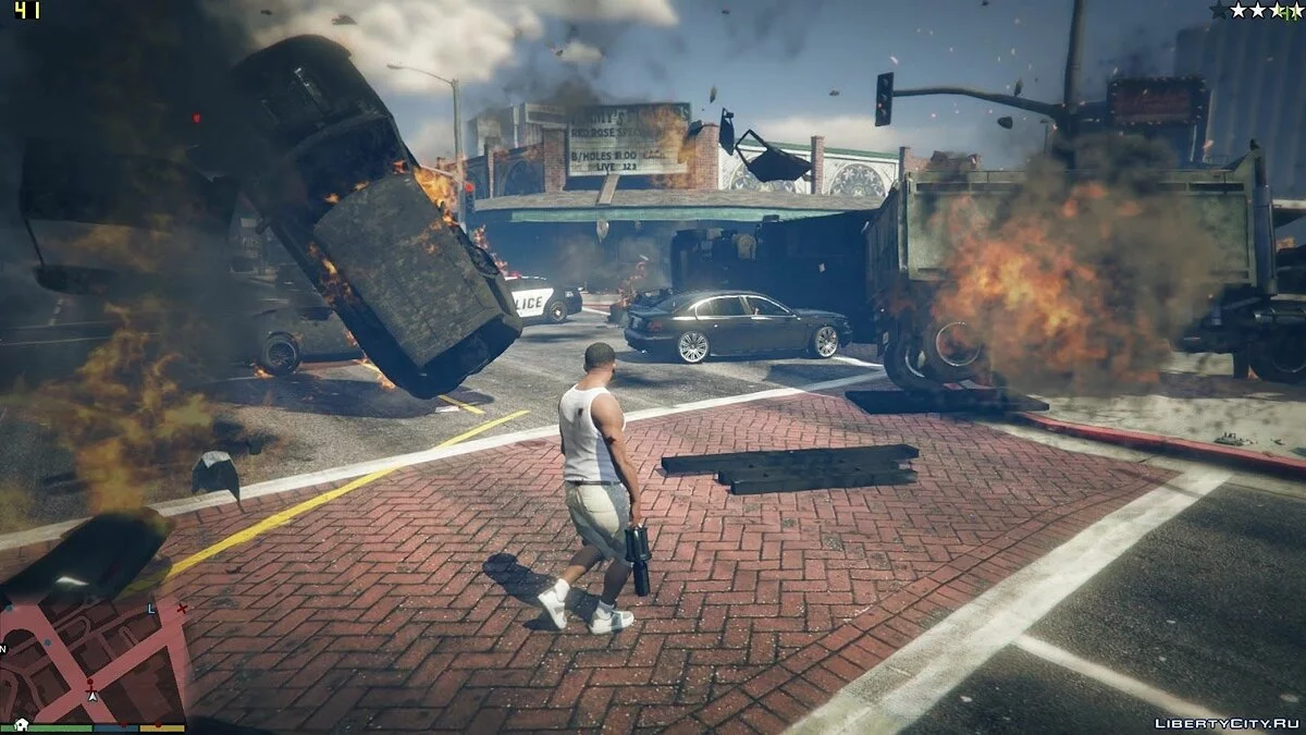 Манипуляция временем из Quantum Break / GTA 5