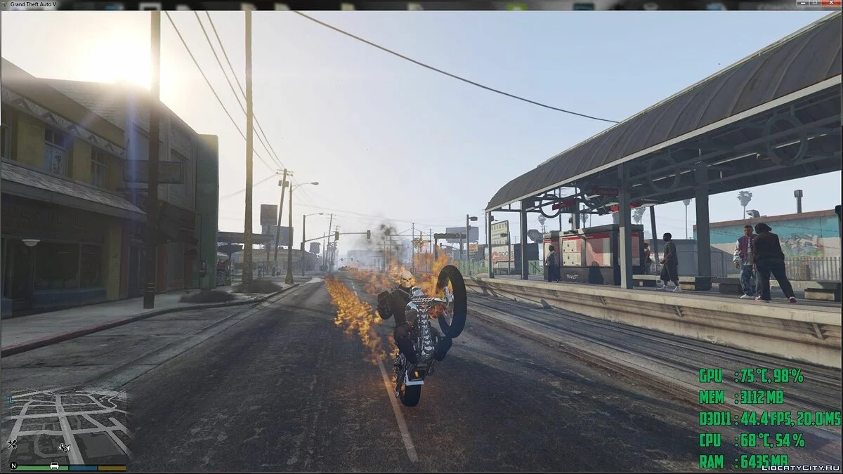 Ghost Rider Script 1.2b / GTA 5
