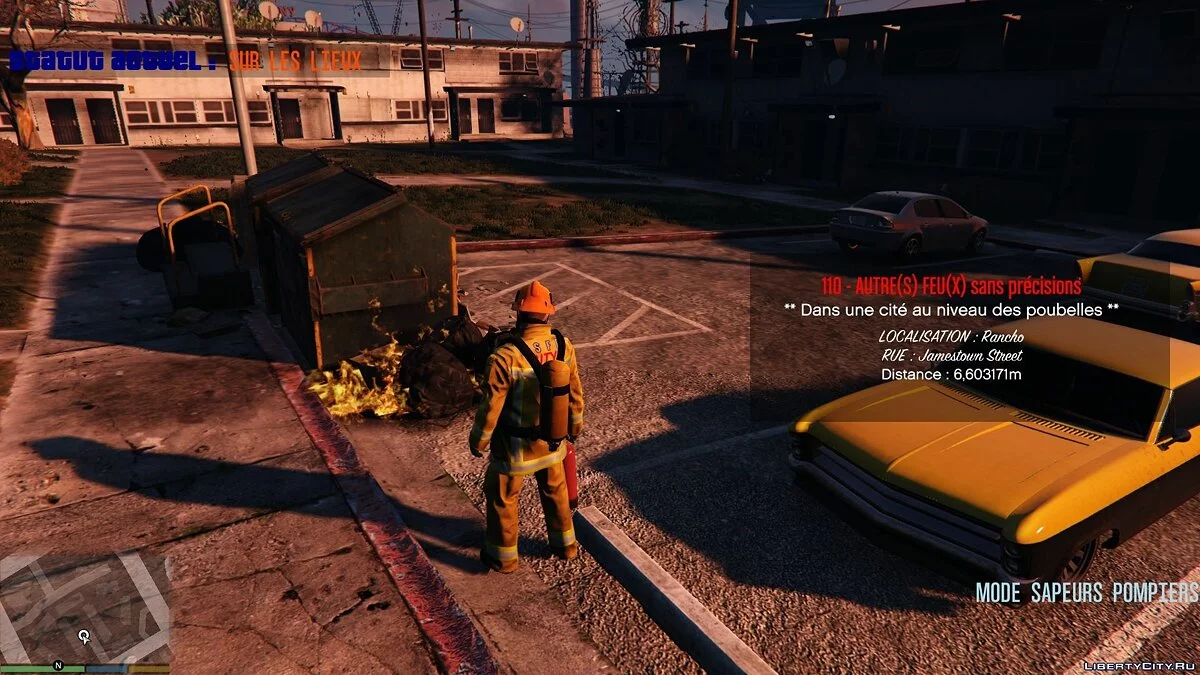 Firefighter Mod (Mode Sapeurs-Pompiers) 2.0A / GTA 5