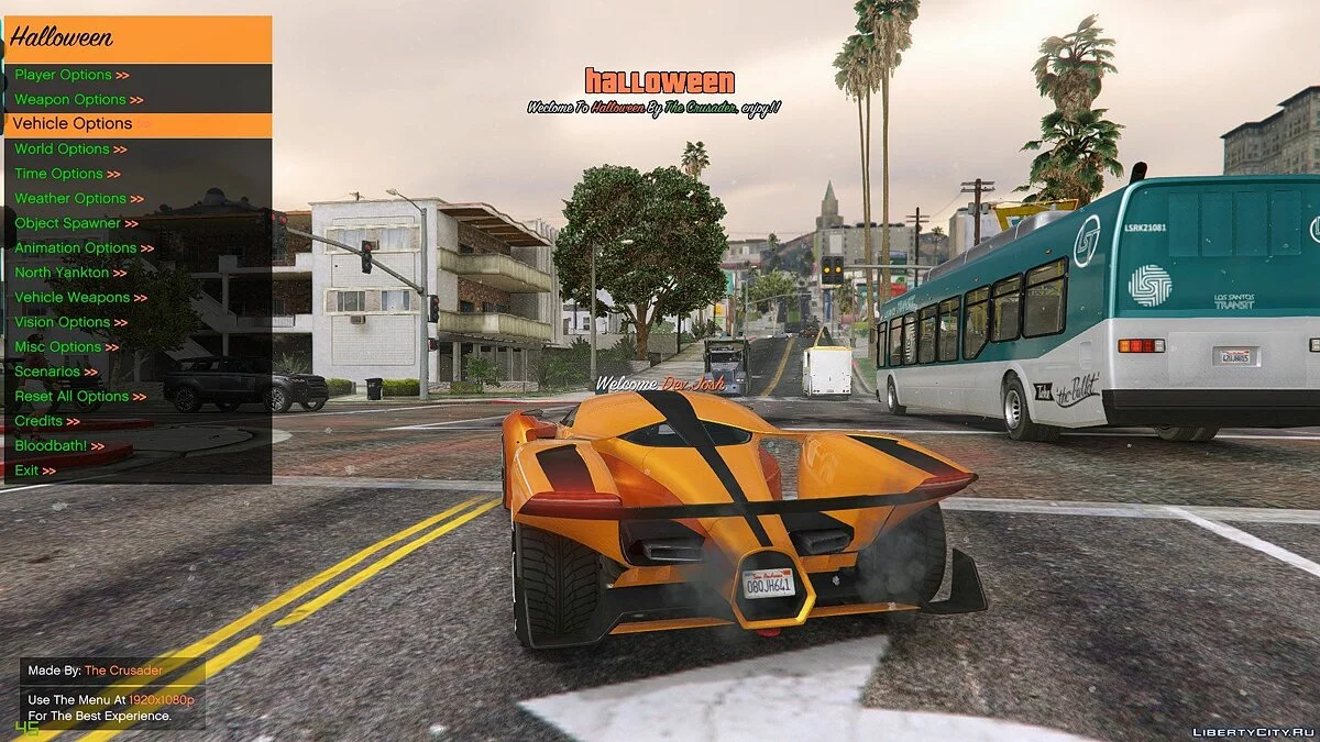 Halloween Mod Menu (Open Source) 1.02 / GTA 5