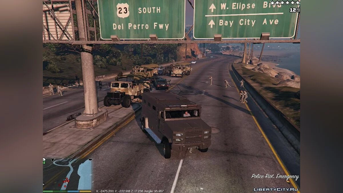 Six stars army 0.22 / GTA 5