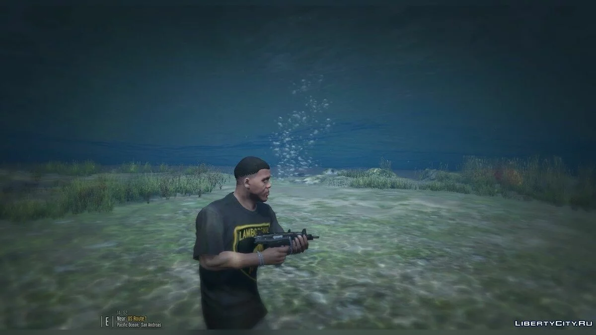 Weapons Underwater 1.0 / GTA 5