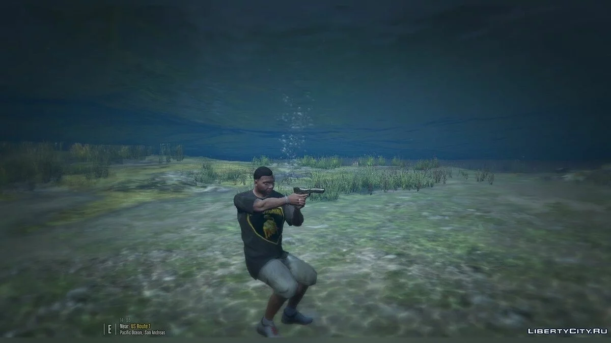 Weapons Underwater 1.0 / GTA 5