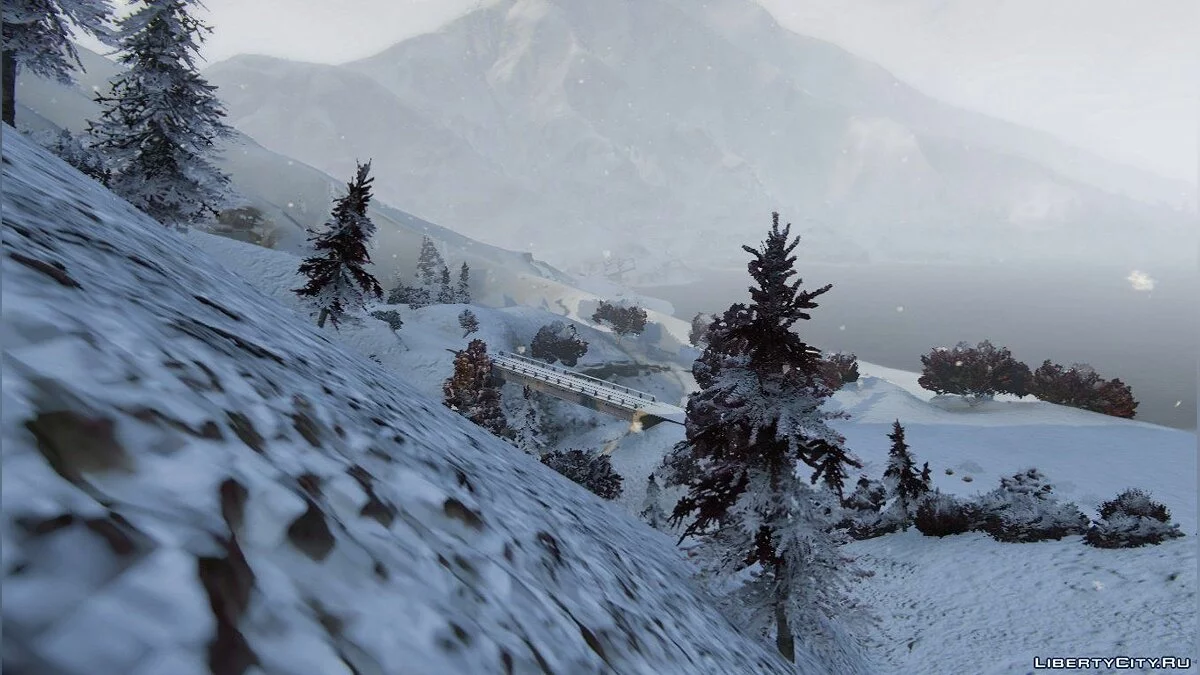 Christmas in Singleplayer (Snow Mod) 1.01 / GTA 5