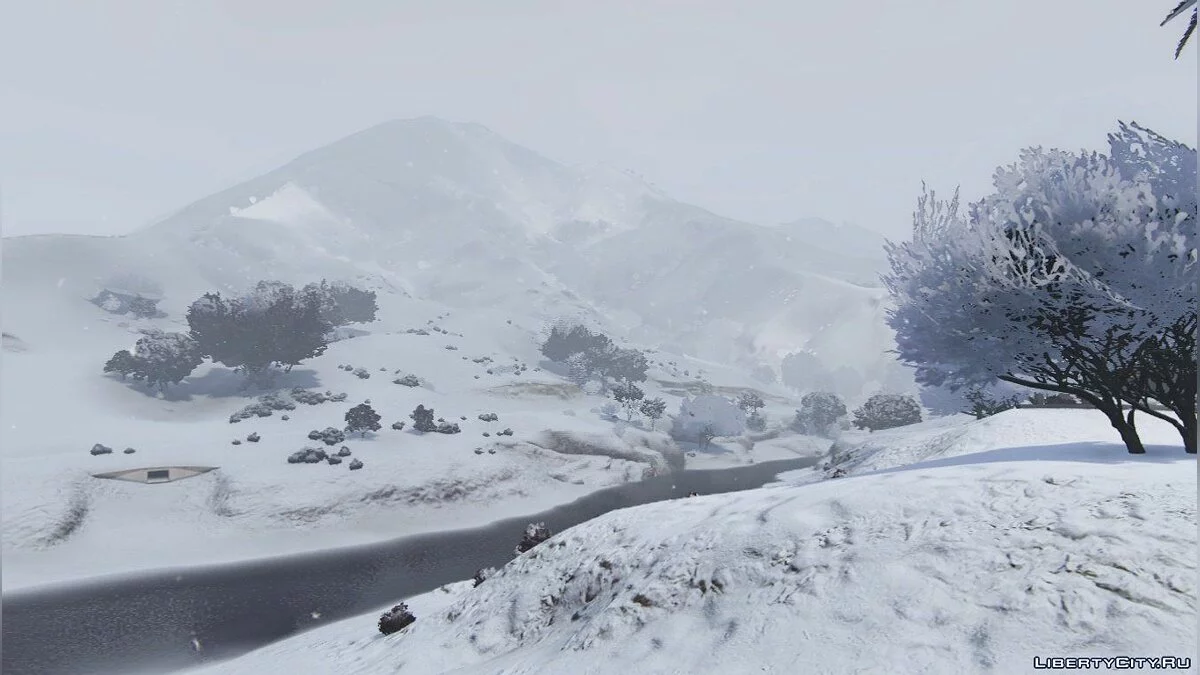 Christmas in Singleplayer (Snow Mod) 1.01 / GTA 5