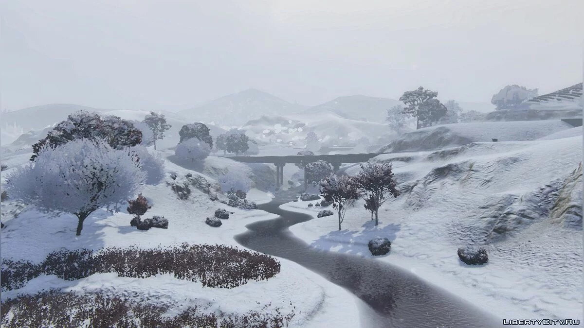 Christmas in Singleplayer (Snow Mod) 1.01 / GTA 5