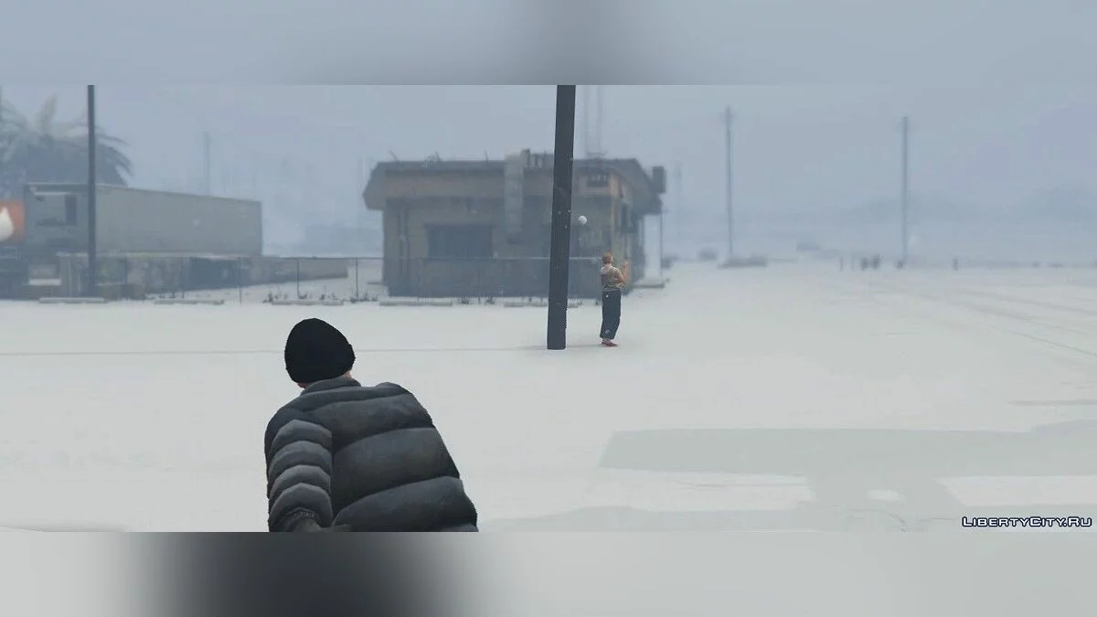 Snowballs in Singleplayer / GTA 5