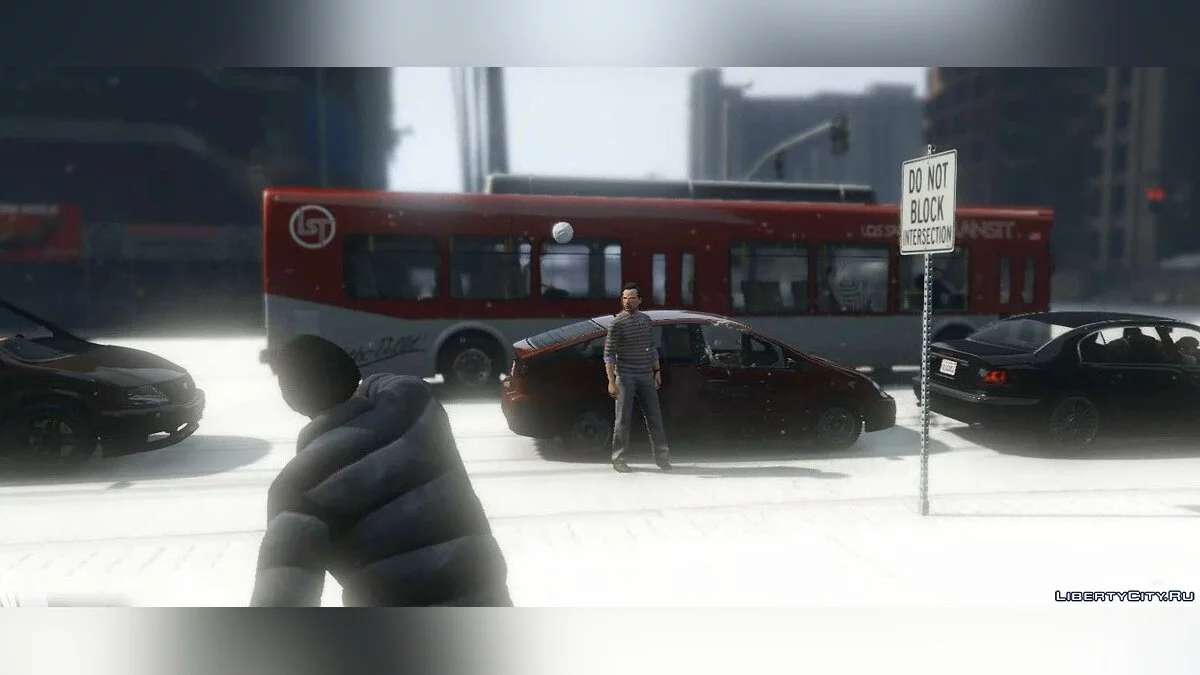 Snowballs in Singleplayer / GTA 5
