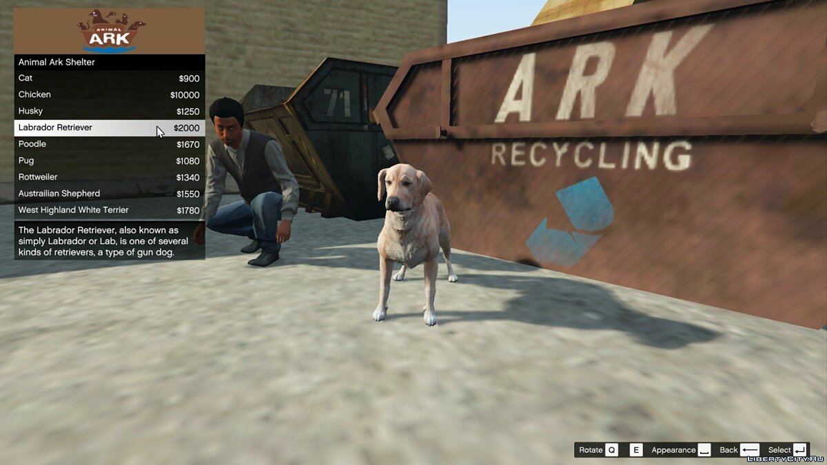 Скачать Animal Ark Shelter 1.3 для GTA 5