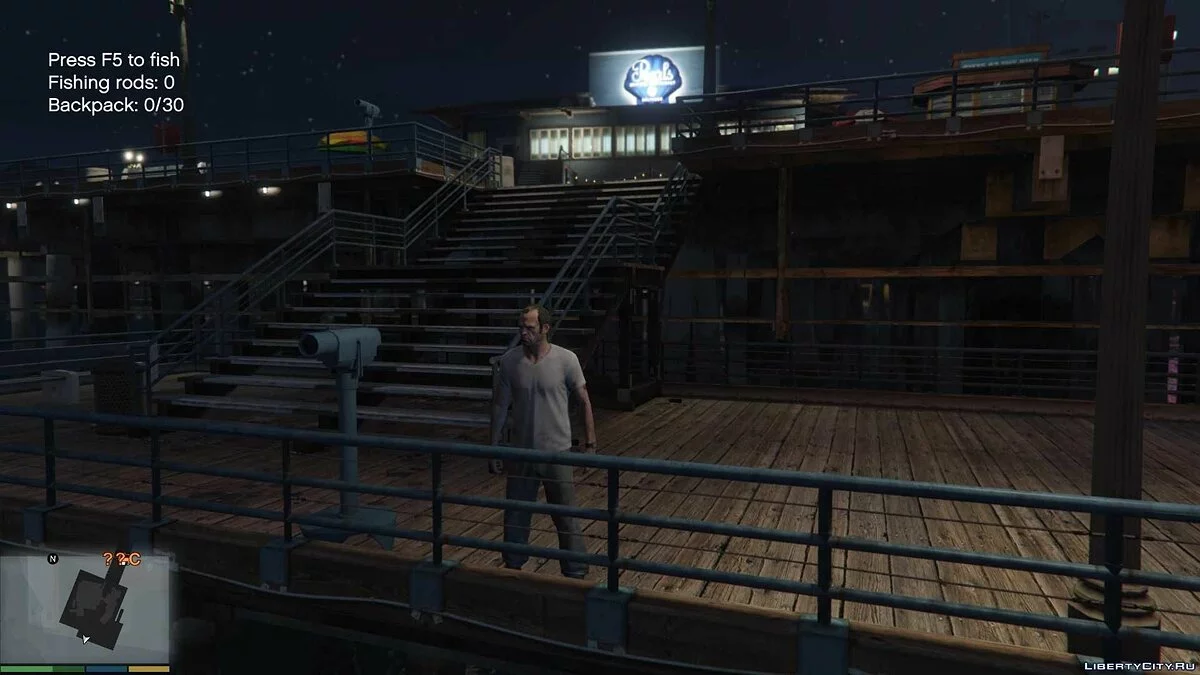 Fishing Mod 0.4.1 BETA / GTA 5