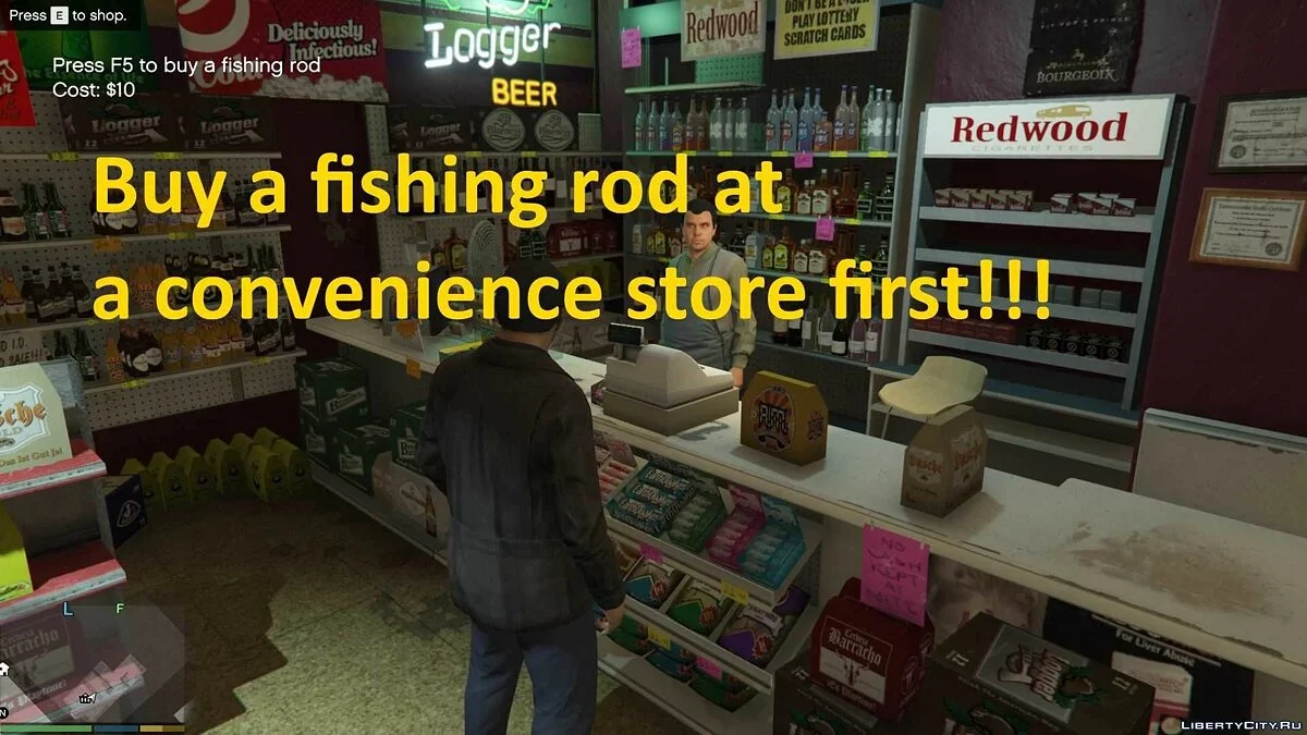 Fishing Mod 0.4.1 BETA / GTA 5