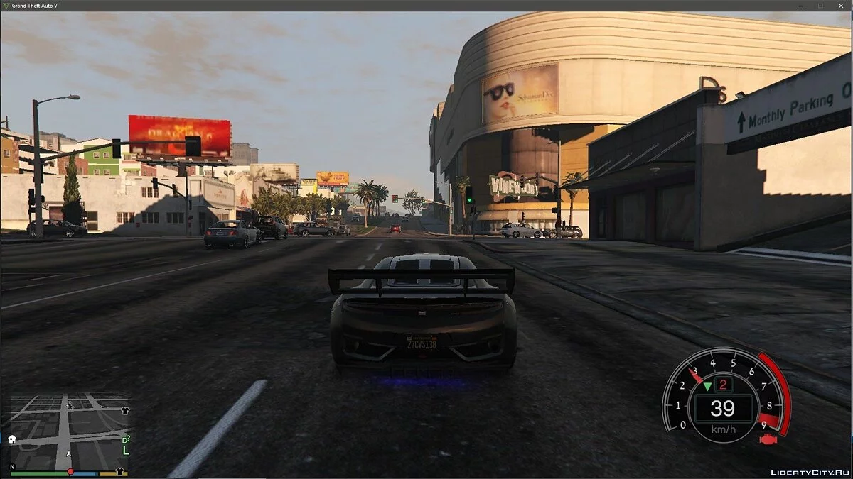 NFS gauge - RPM Gear Speedometer & Timer 2.62 / GTA 5