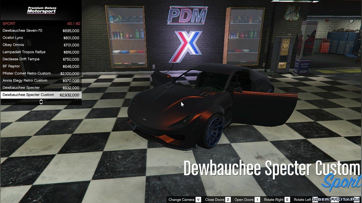 Скачать Premium Deluxe Motorsport Car Dealership 3.5.1 для GTA 5