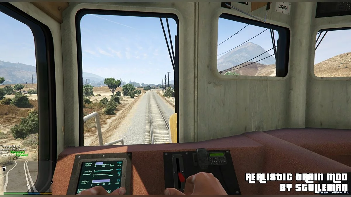 Realistic Train Mod 1.1.1 / GTA 5